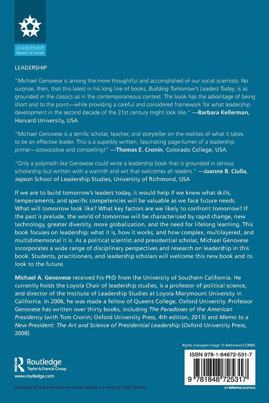 Rückseitencover Building Tomorrow's Leaders Today