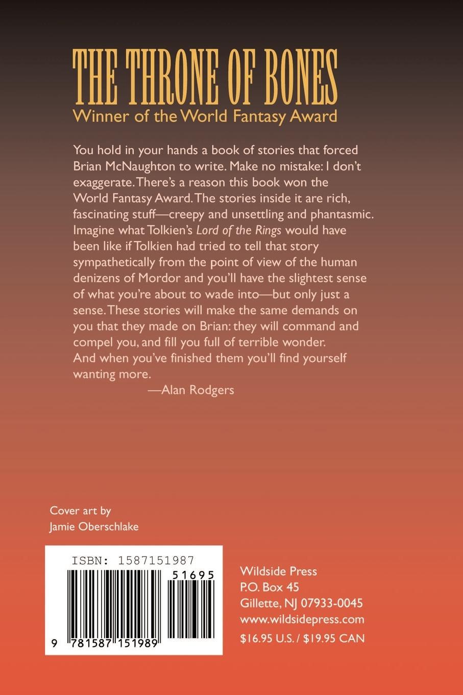 Rückseitencover The Throne of Bones