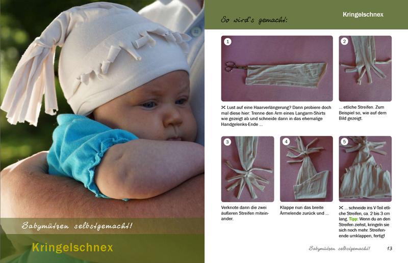 Beispielinhalt (Bild) Babymützen selbstgemacht!