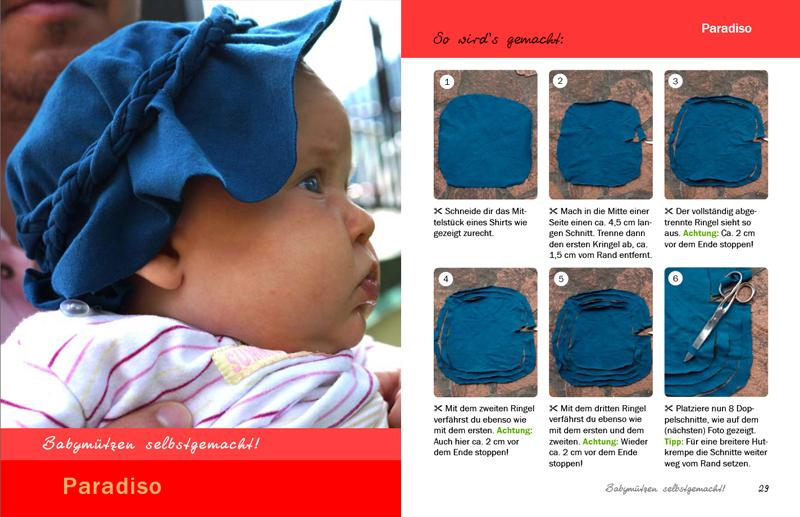 Beispielinhalt (Bild) Babymützen selbstgemacht!