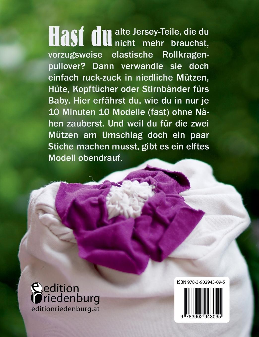 Rückseitencover Babymützen selbstgemacht!