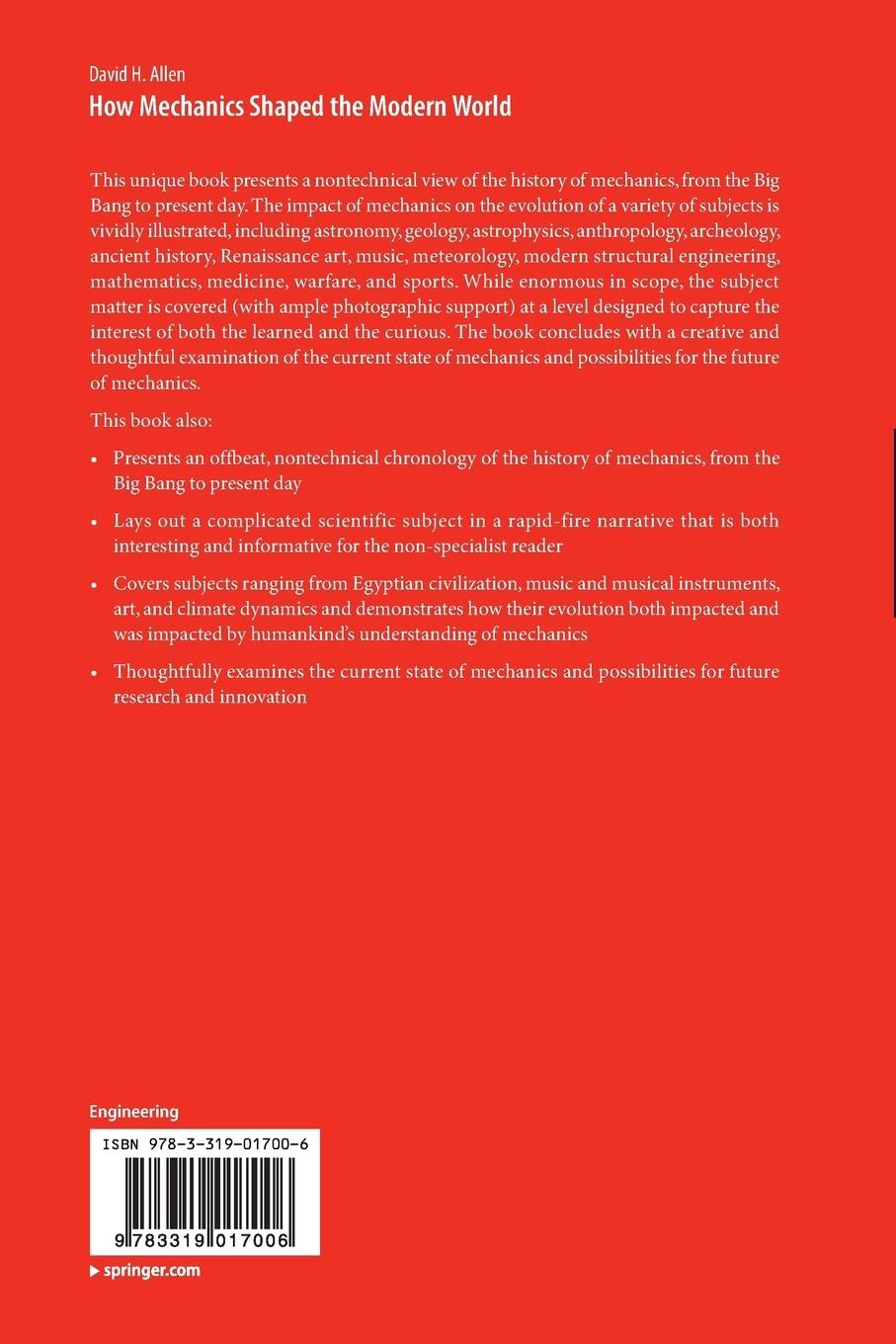 Rückseitencover How Mechanics Shaped the Modern World
