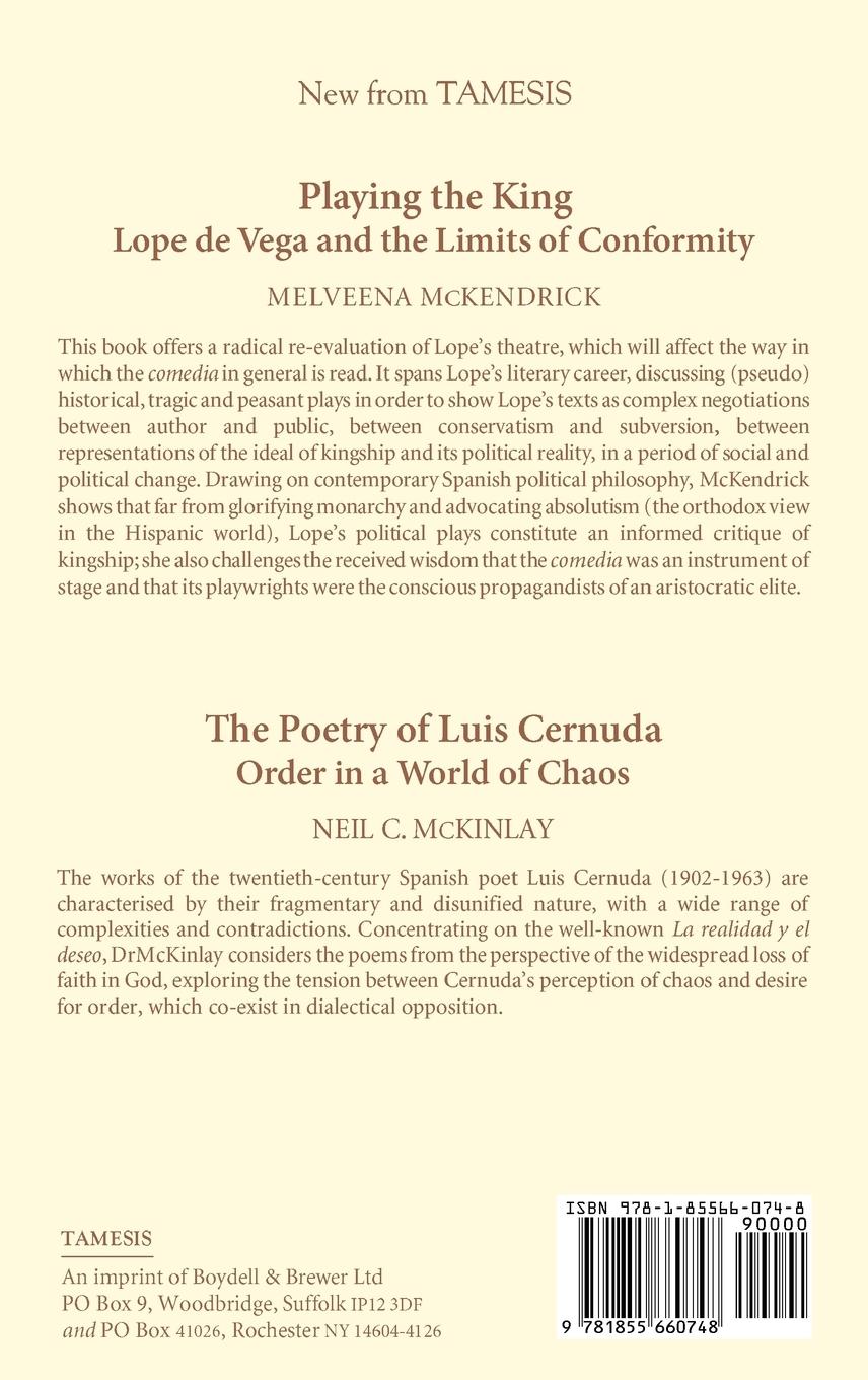 Rückseitencover The Trickster-Function in the Theatre of Garcia Lorca