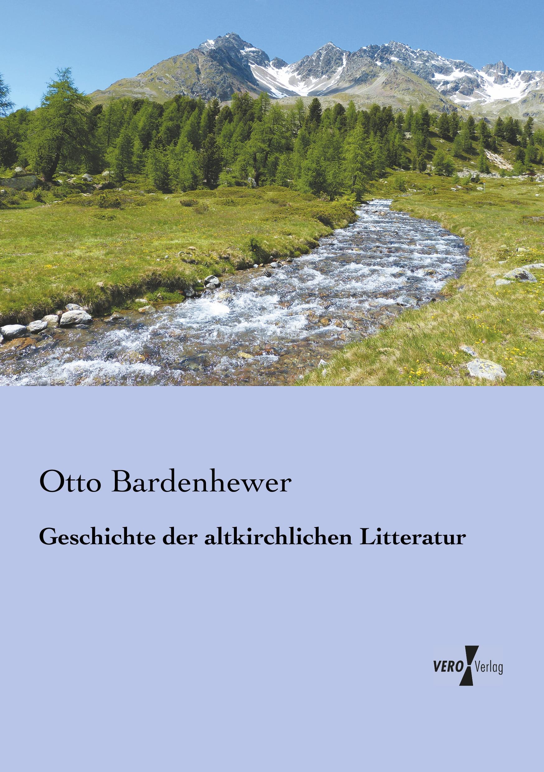 Vorderes Coverbild Geschichte der altkirchlichen Litteratur