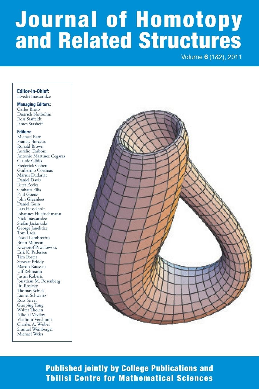Vorderes Coverbild Journal of Homotopy and Related Structures 6(1&2)