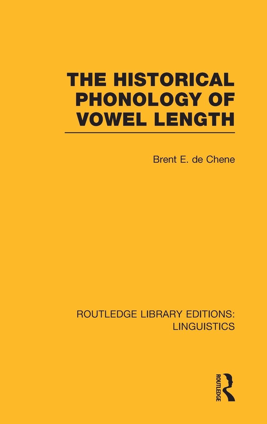 Vorderes Coverbild The Historical Phonology of Vowel Length