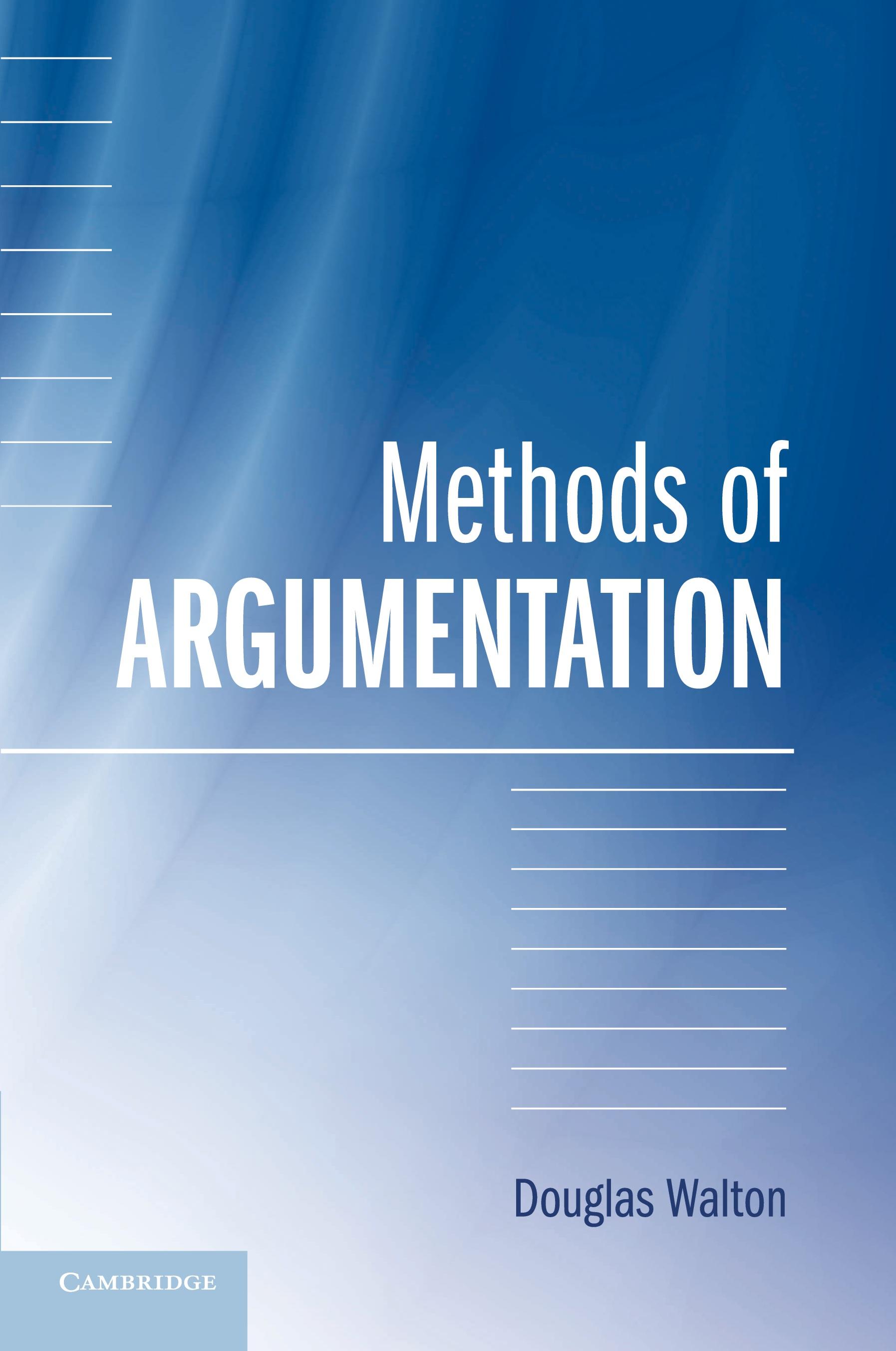 Vorderes Coverbild Methods of Argumentation