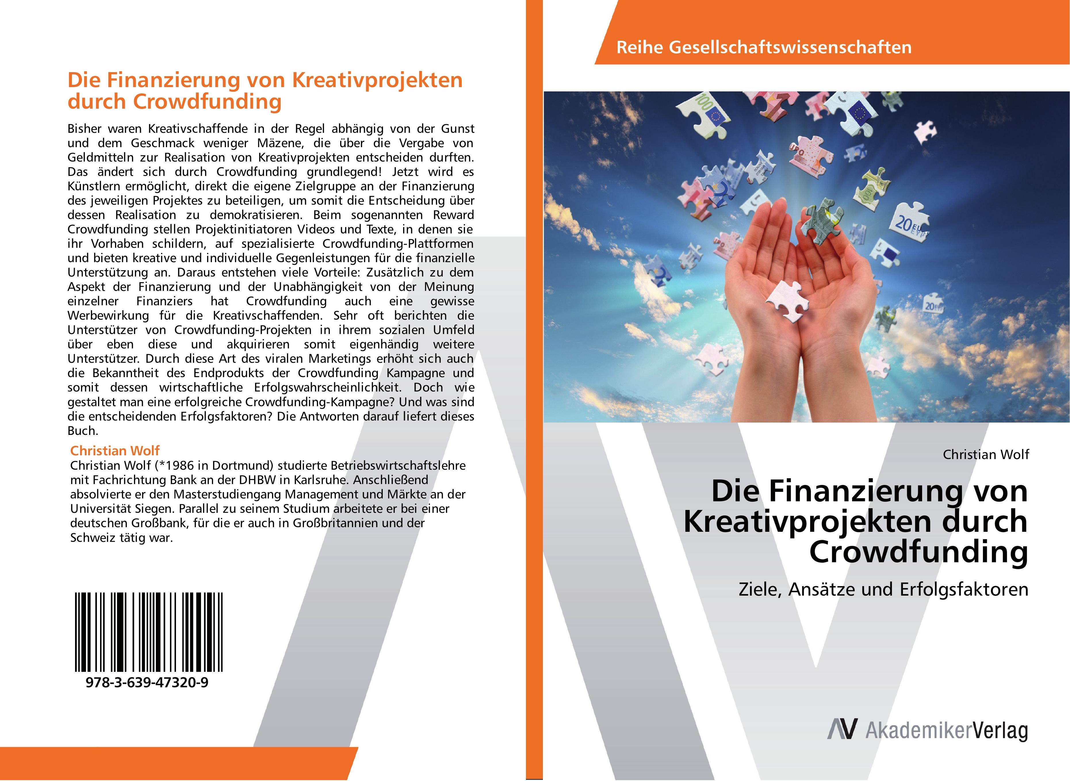 Vorderes Coverbild Die Finanzierung von Kreativprojekten durch Crowdfunding