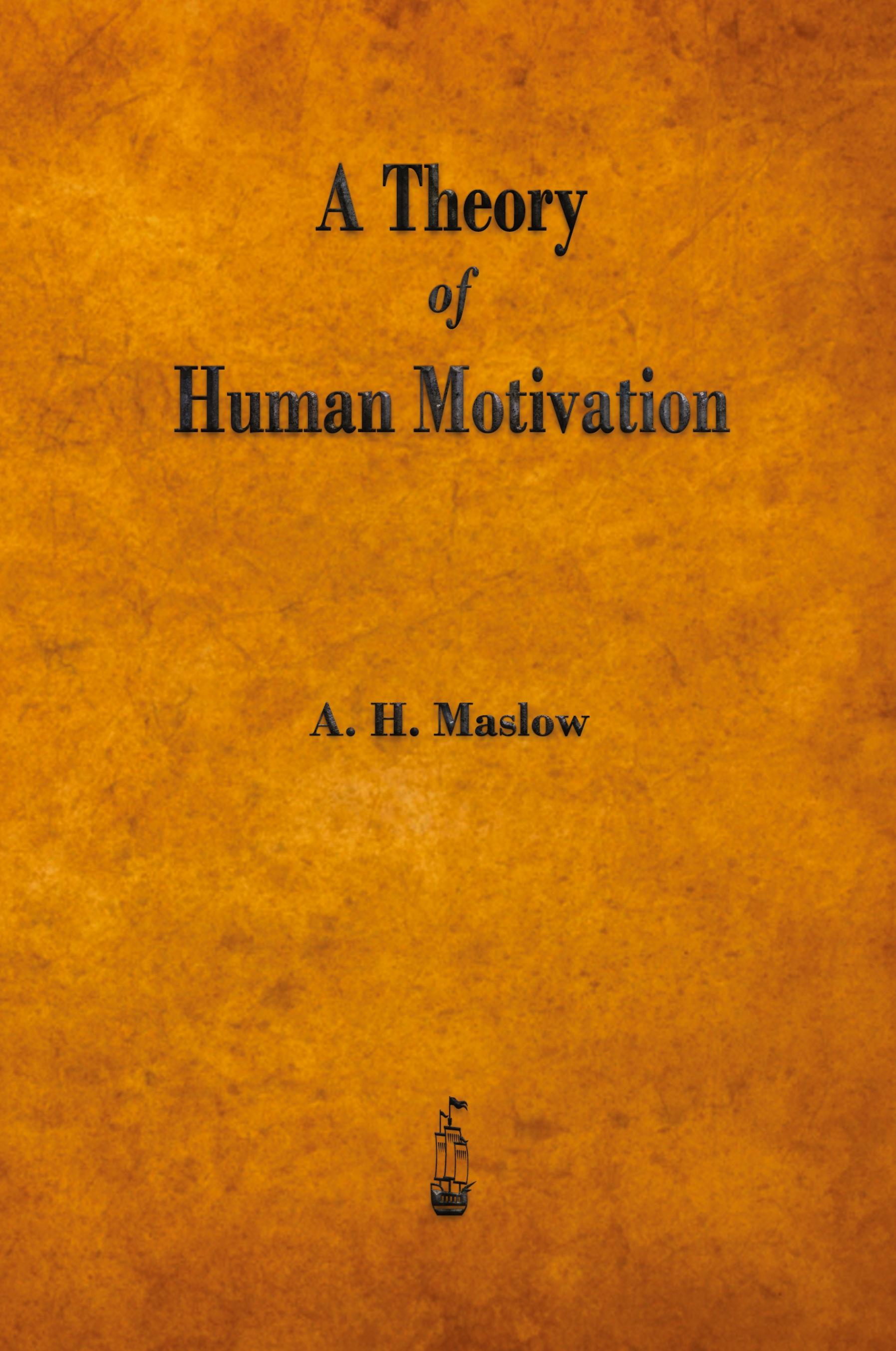 Vorderes Coverbild A Theory of Human Motivation