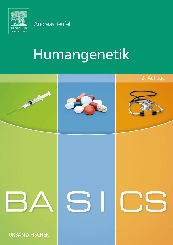 Vorderes Coverbild BASICS Humangenetik