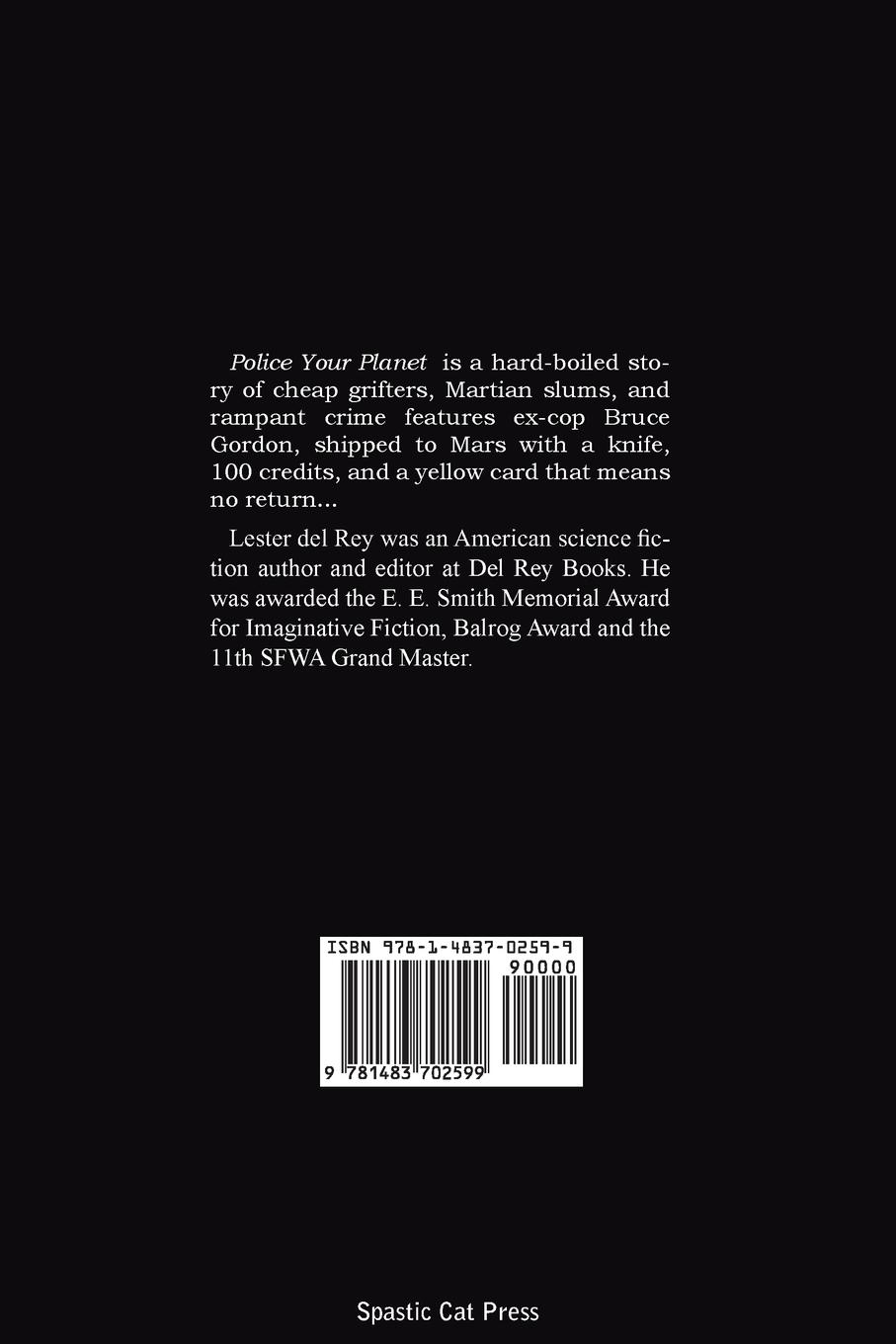 Rückseitencover Police Your Planet