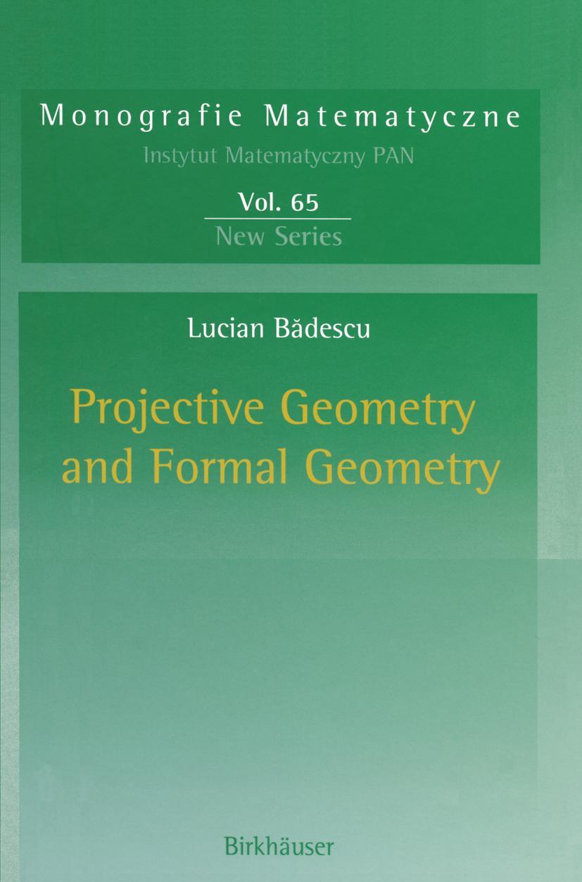 Vorderes Coverbild Projective Geometry and Formal Geometry
