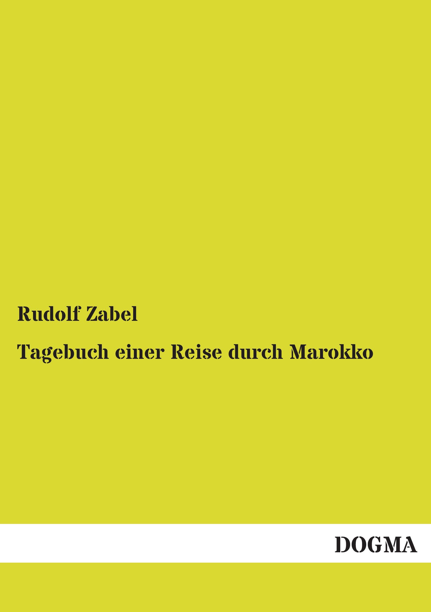 Vorderes Coverbild Tagebuch einer Reise durch Marokko