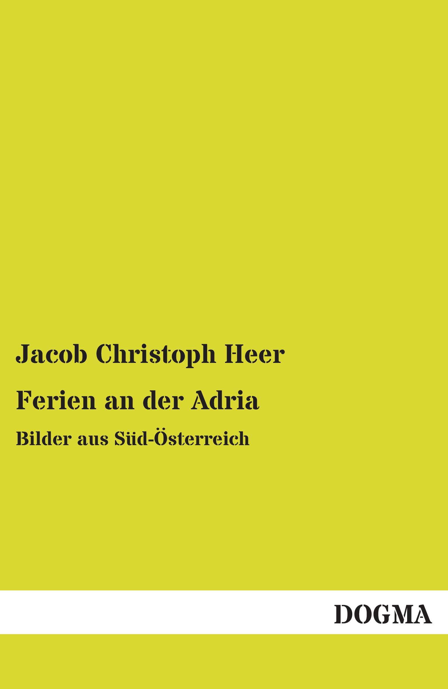 Vorderes Coverbild Ferien an der Adria