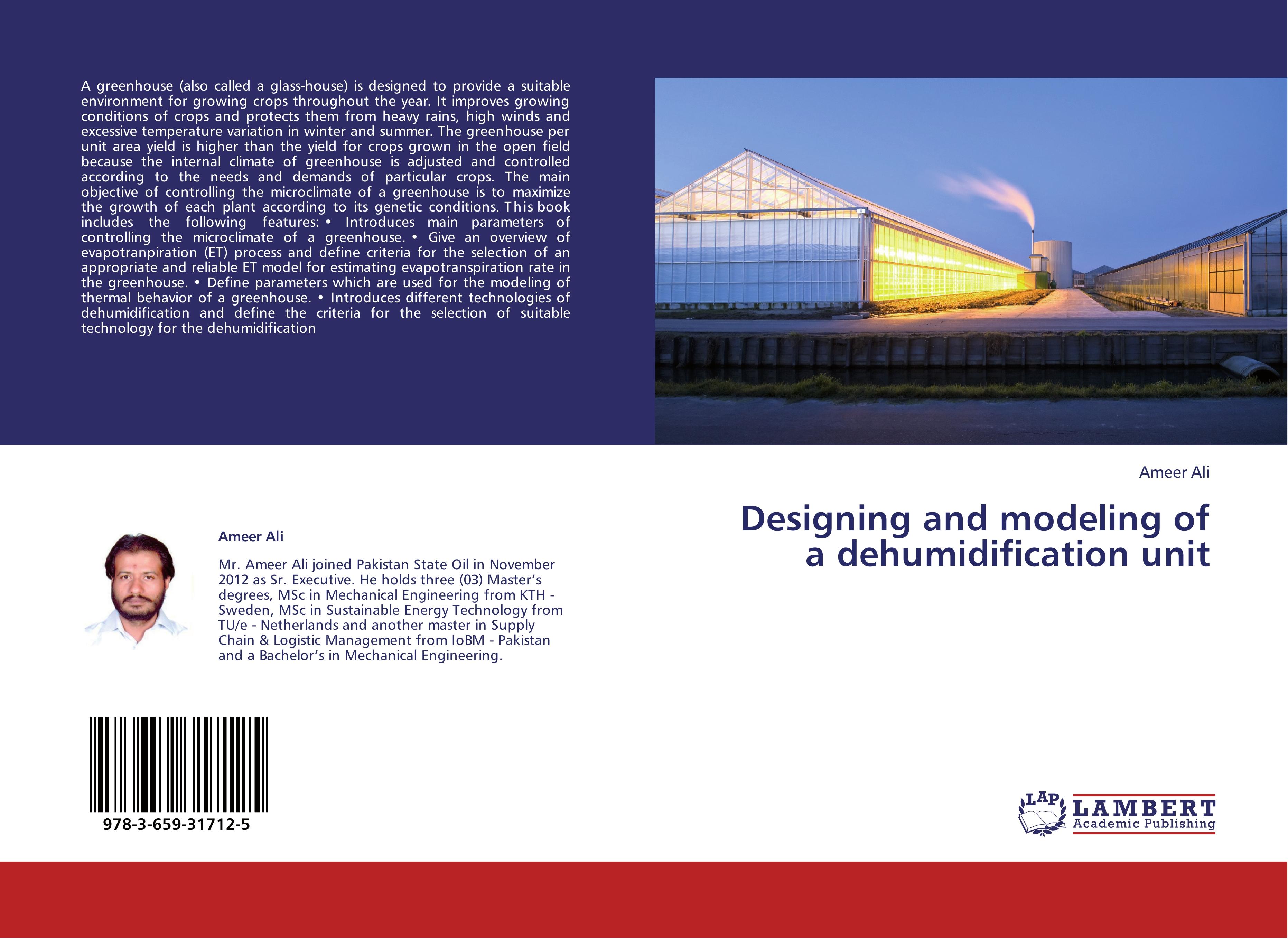 Vorderes Coverbild Designing and modeling of a dehumidification unit