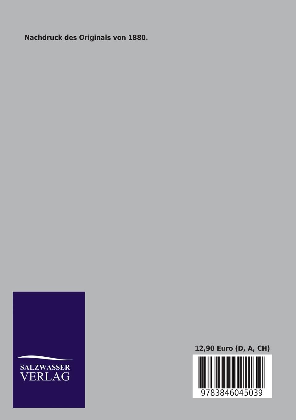 Rückseitencover Die Steinkohlenformation und deren Flora an der Ostseite des Tödi