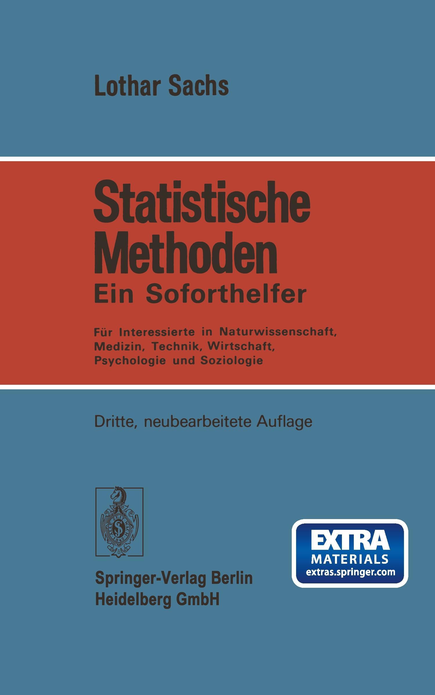 Vorderes Coverbild Statistische Methoden