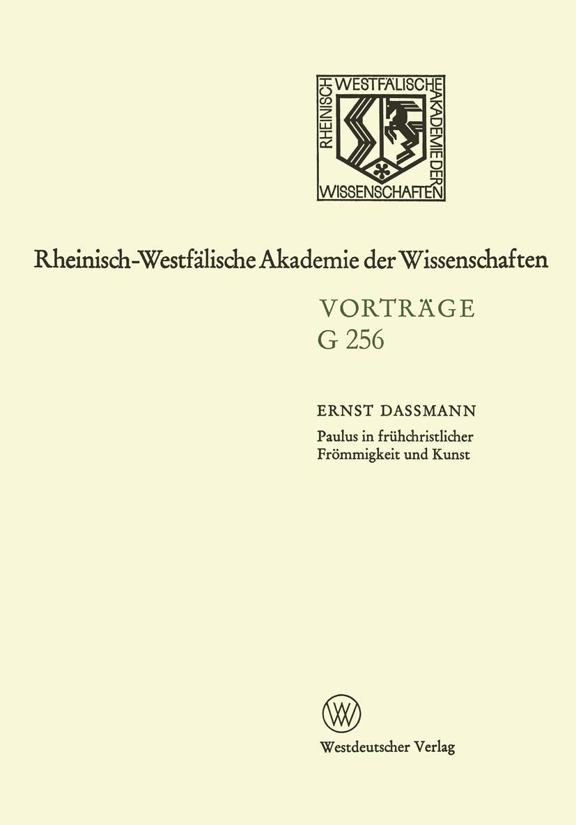Vorderes Coverbild Paulus in Frühchristlicher Frömmigkeit und Kunst