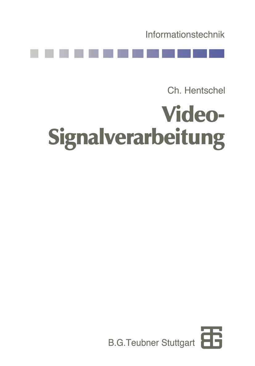 Vorderes Coverbild Video-Signalverarbeitung