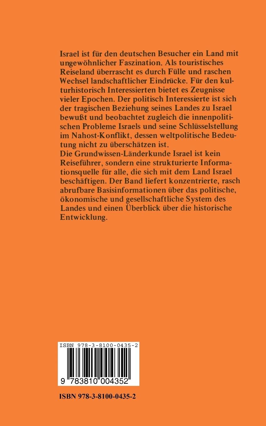 Rückseitencover Israel