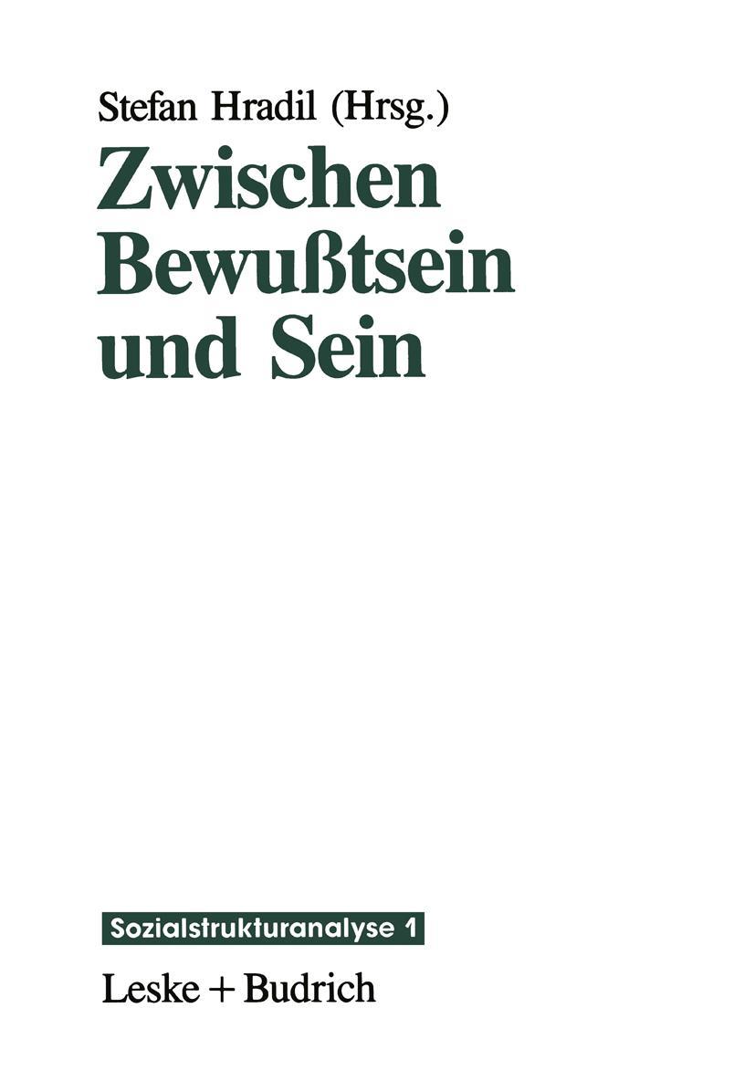 Vorderes Coverbild Zwischen Bewußtsein und Sein