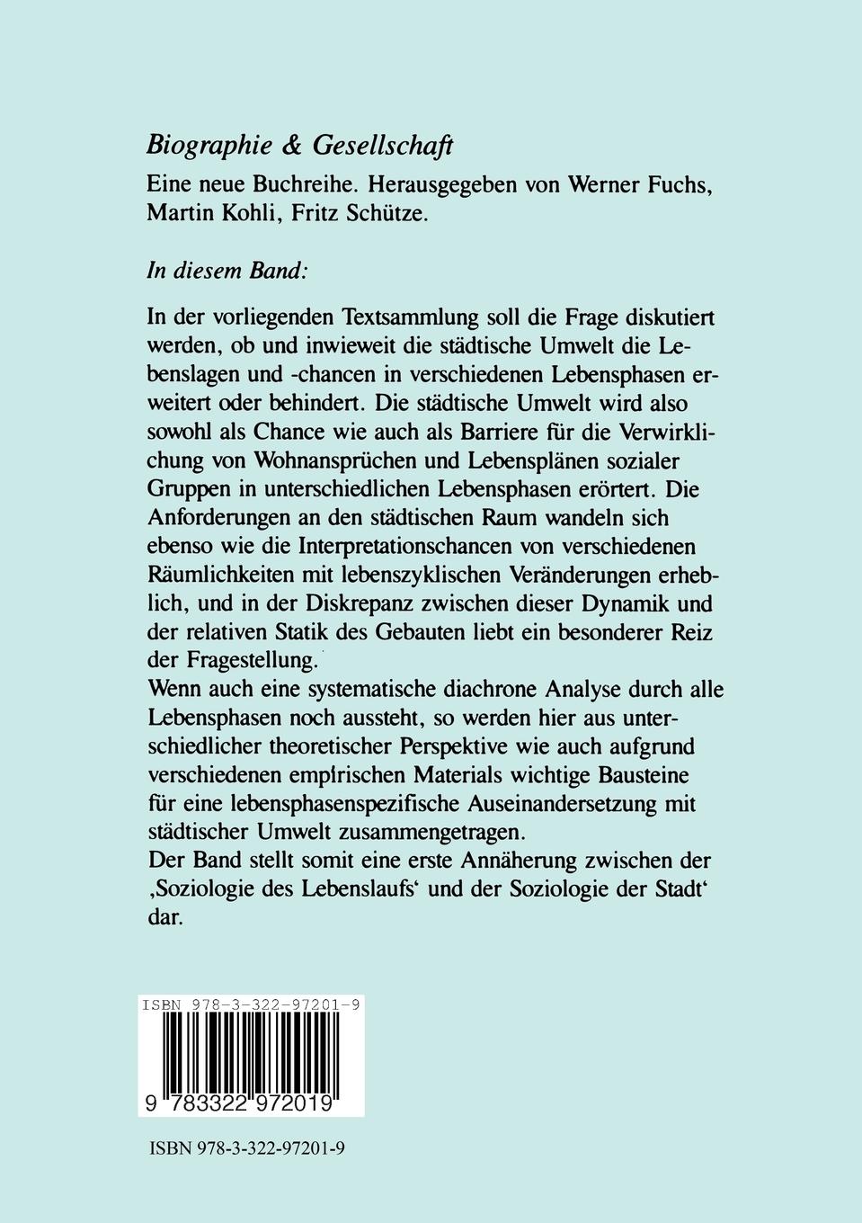 Rückseitencover Lebenslauf und Raumerfahrung