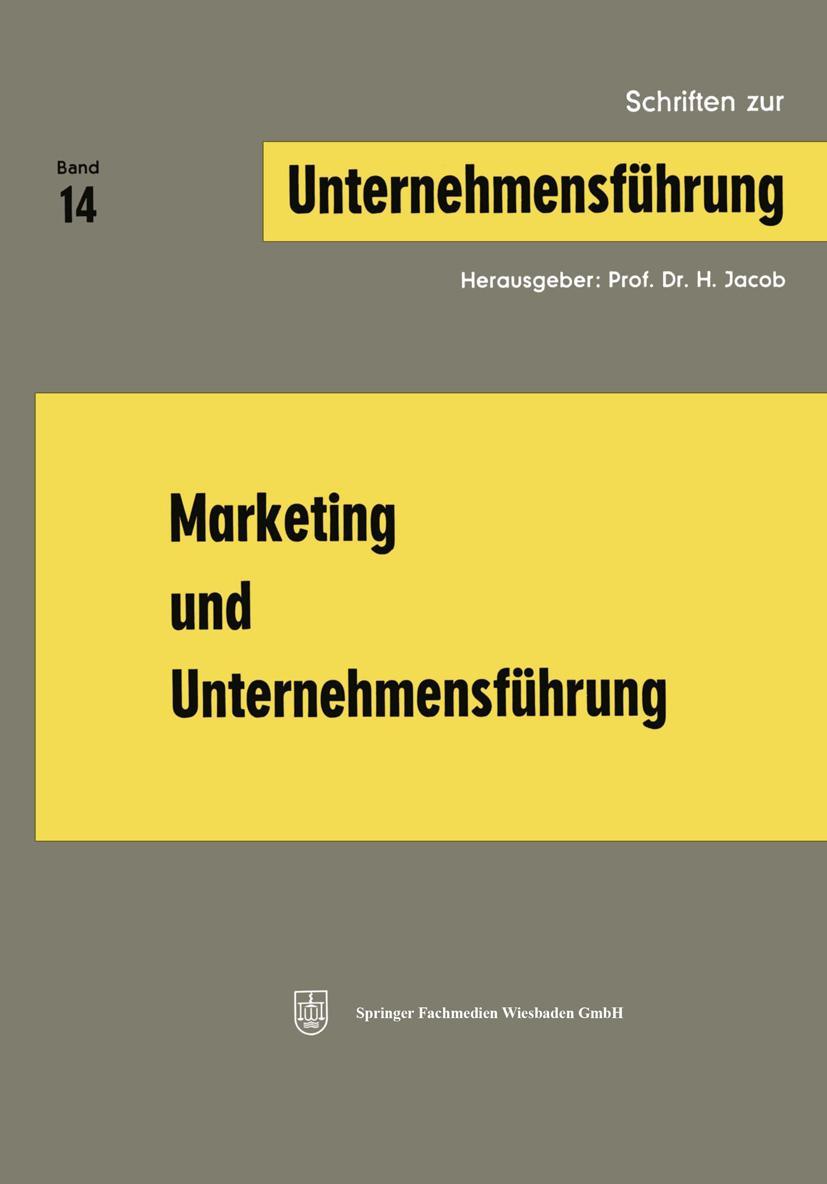 Vorderes Coverbild Marketing und Unternehmensführung