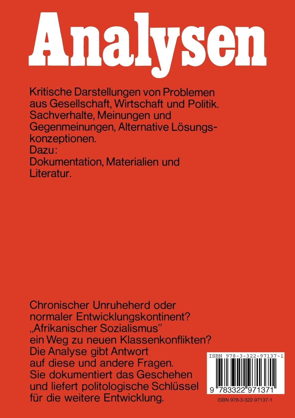 Rückseitencover Schwarzafrika