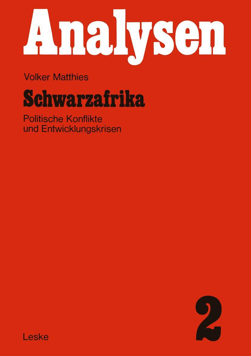 Vorderes Coverbild Schwarzafrika