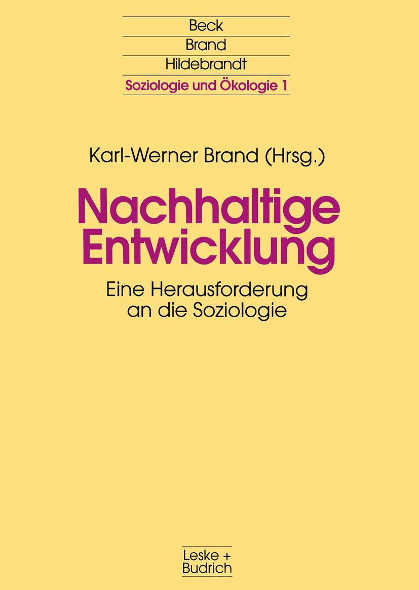 Vorderes Coverbild Nachhaltige Entwicklung