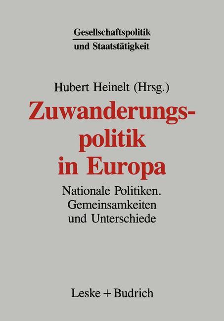 Vorderes Coverbild Zuwanderungspolitik in Europa