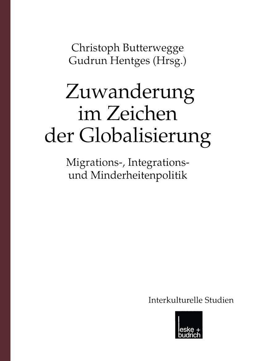 Vorderes Coverbild Zuwanderung im Zeichen der Globalisierung