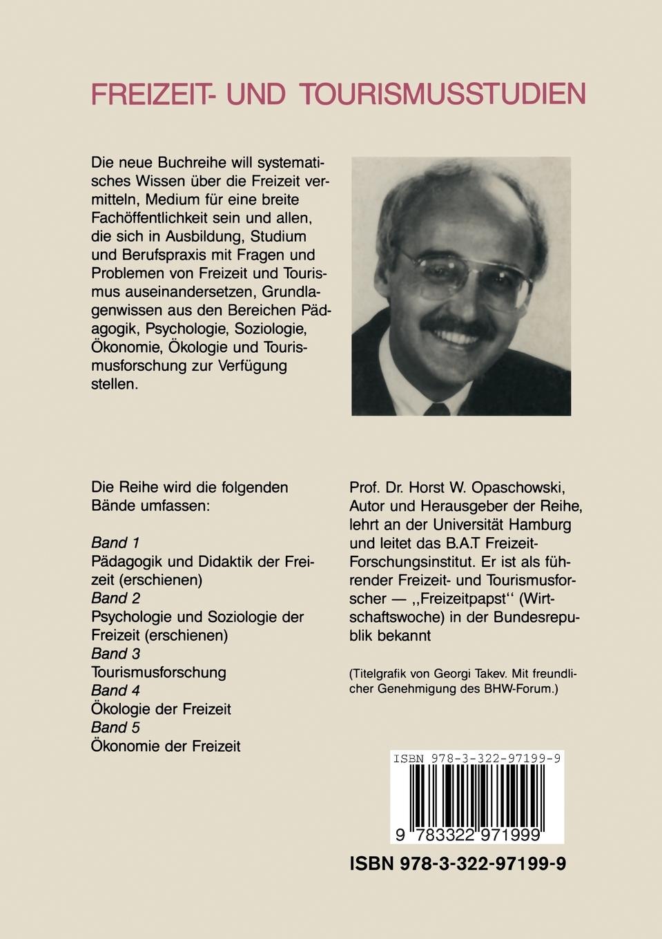 Rückseitencover Tourismusforschung