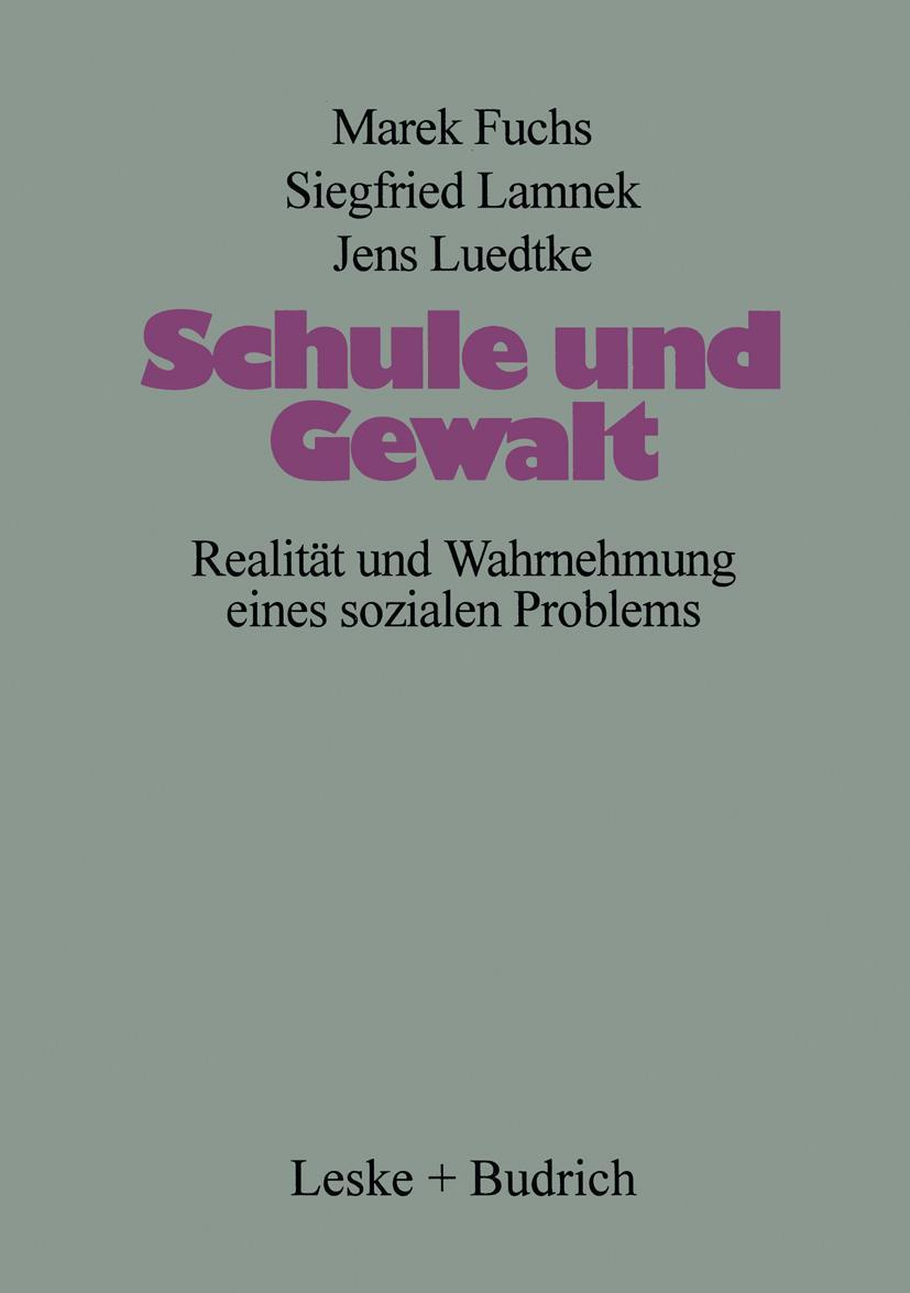 Vorderes Coverbild Schule und Gewalt