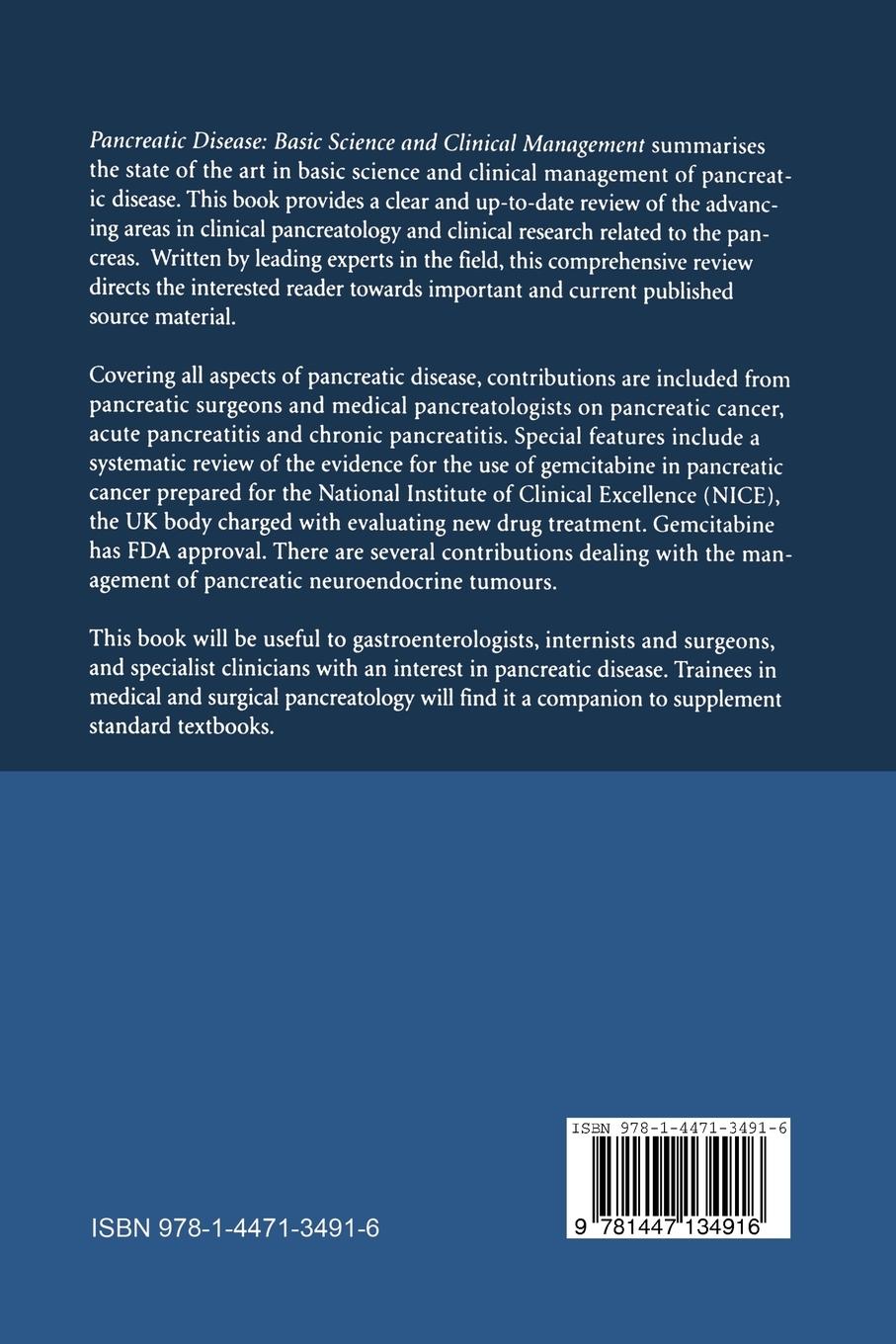 Rückseitencover Pancreatic Disease