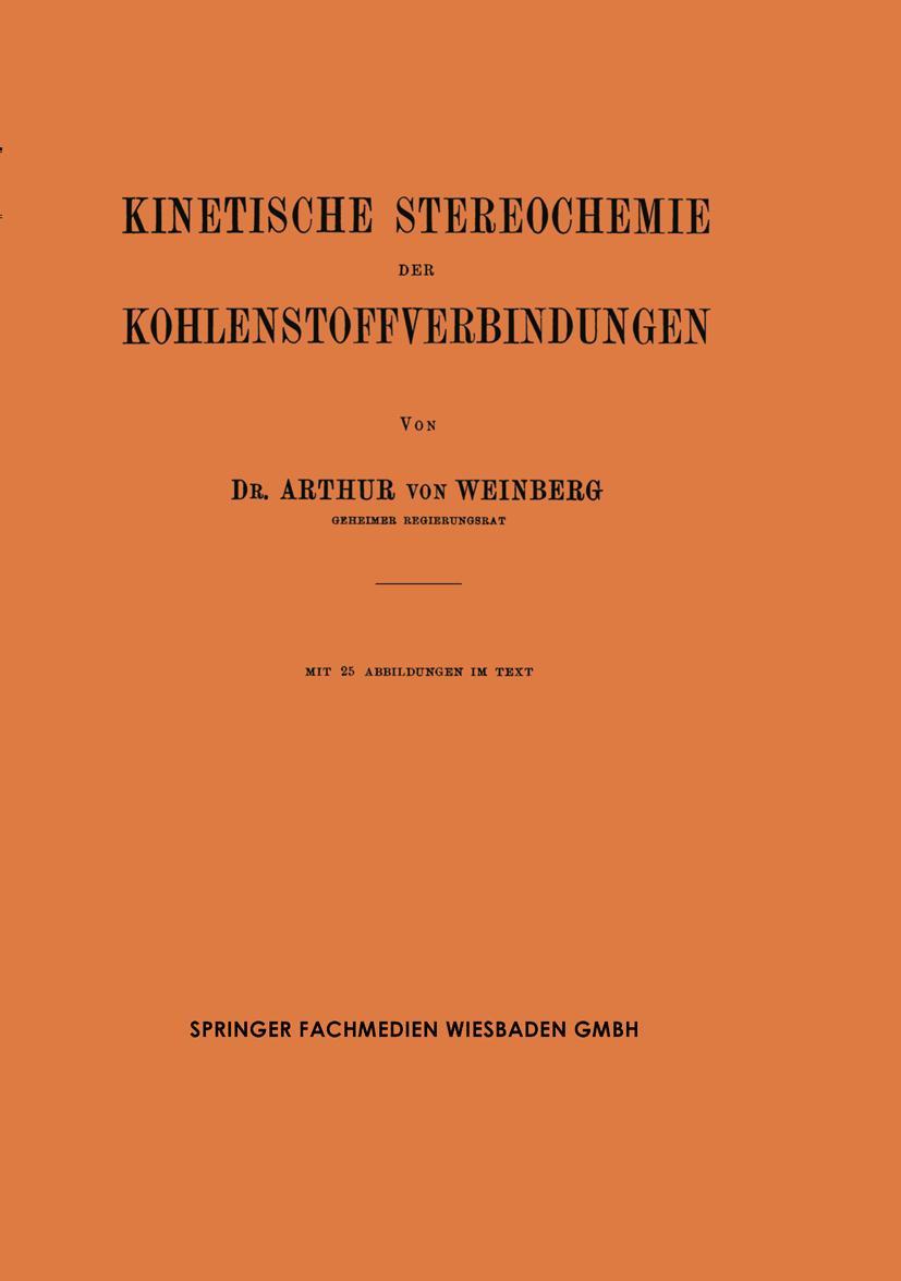 Vorderes Coverbild Kinetische Stereochemie der Kohlenstoffverbindungen