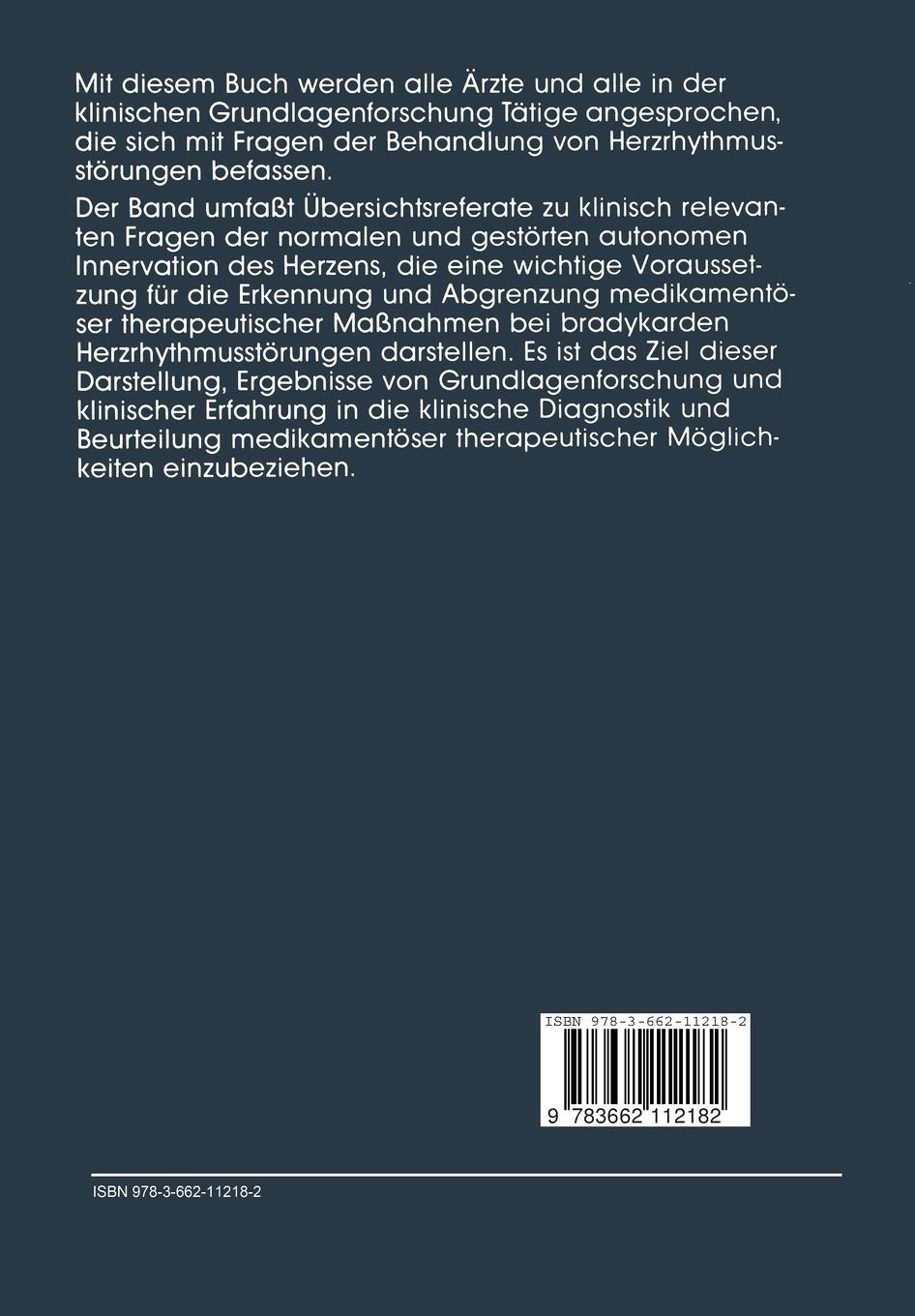 Rückseitencover Autonome Innervation des Herzens