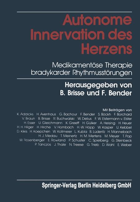 Vorderes Coverbild Autonome Innervation des Herzens