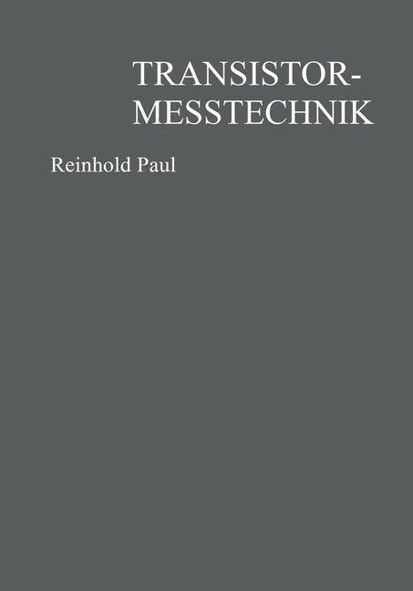 Vorderes Coverbild Transistormeßtechnik