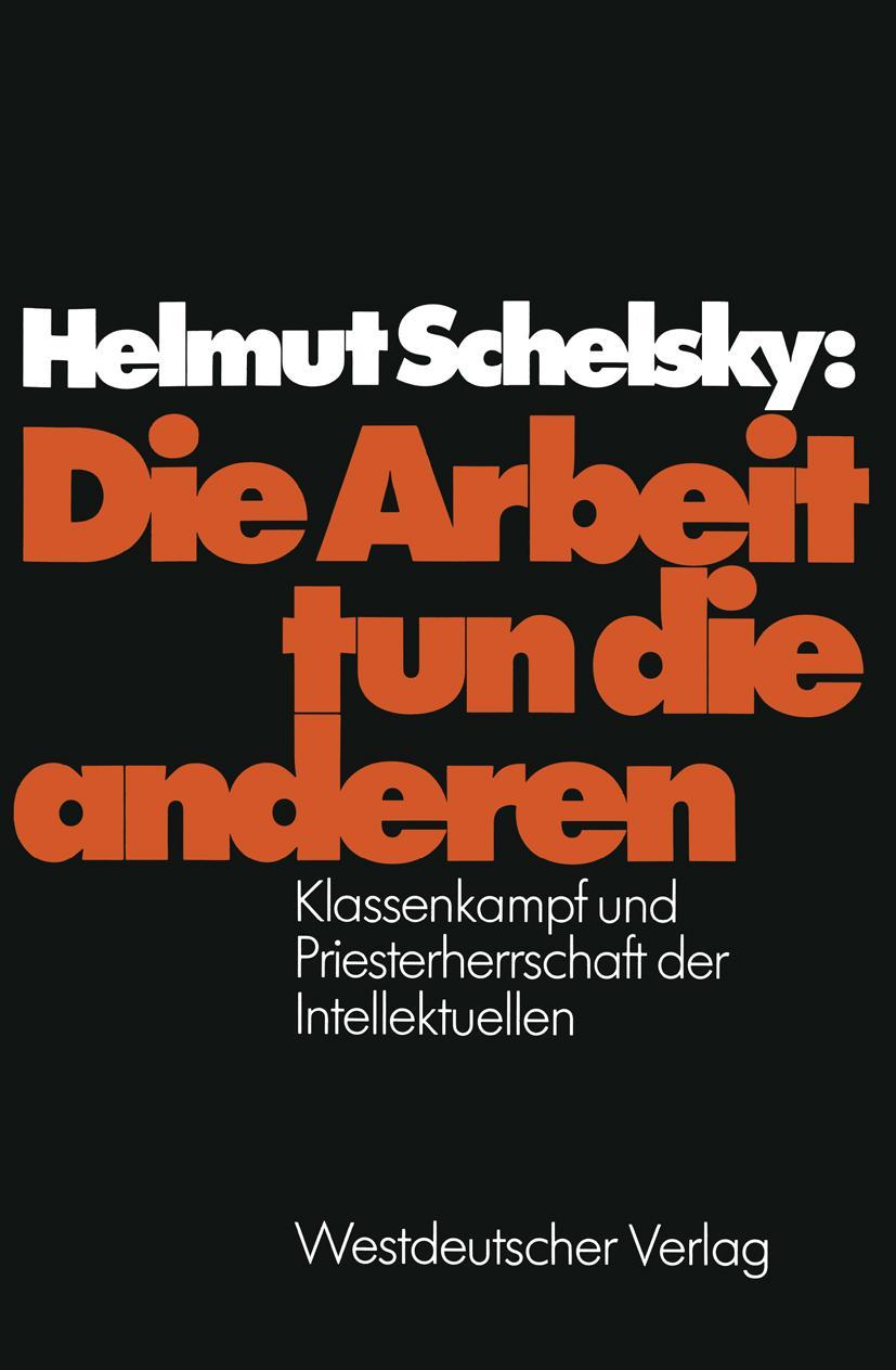 Vorderes Coverbild Die Arbeit tun die anderen