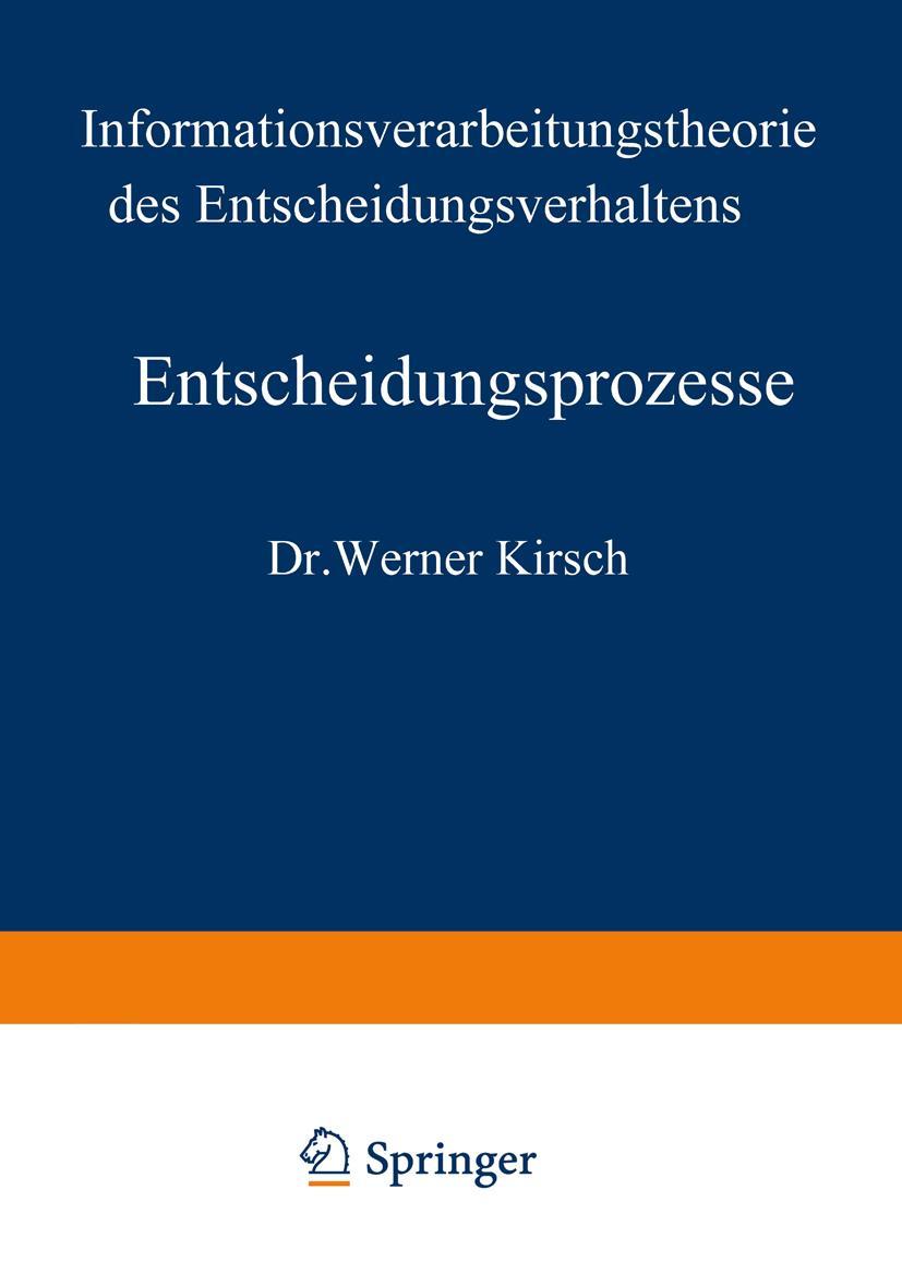 Vorderes Coverbild Entscheidungsprozesse