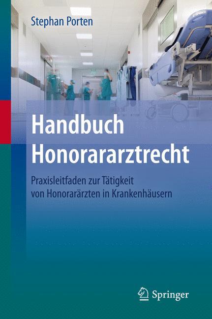 Vorderes Coverbild Handbuch Honorararztrecht