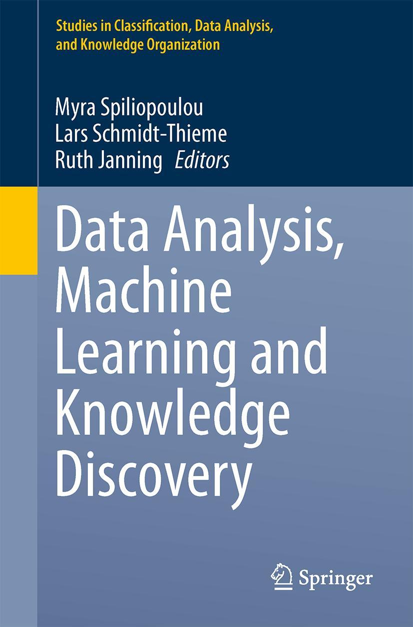 Vorderes Coverbild Data Analysis, Machine Learning and Knowledge Discovery