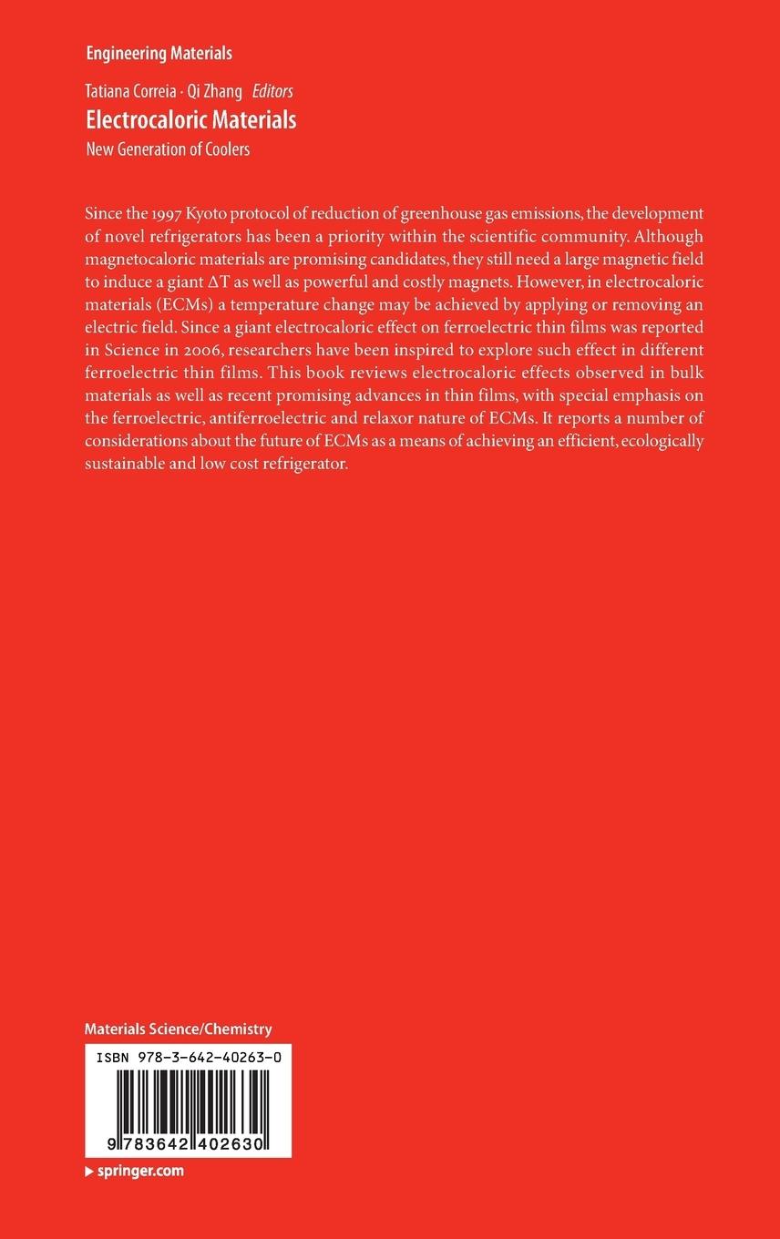 Rückseitencover Electrocaloric Materials