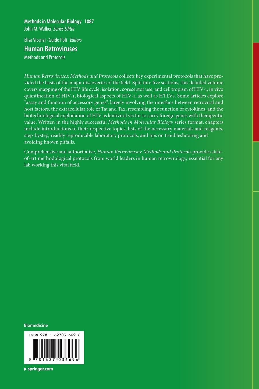 Rückseitencover Human Retroviruses