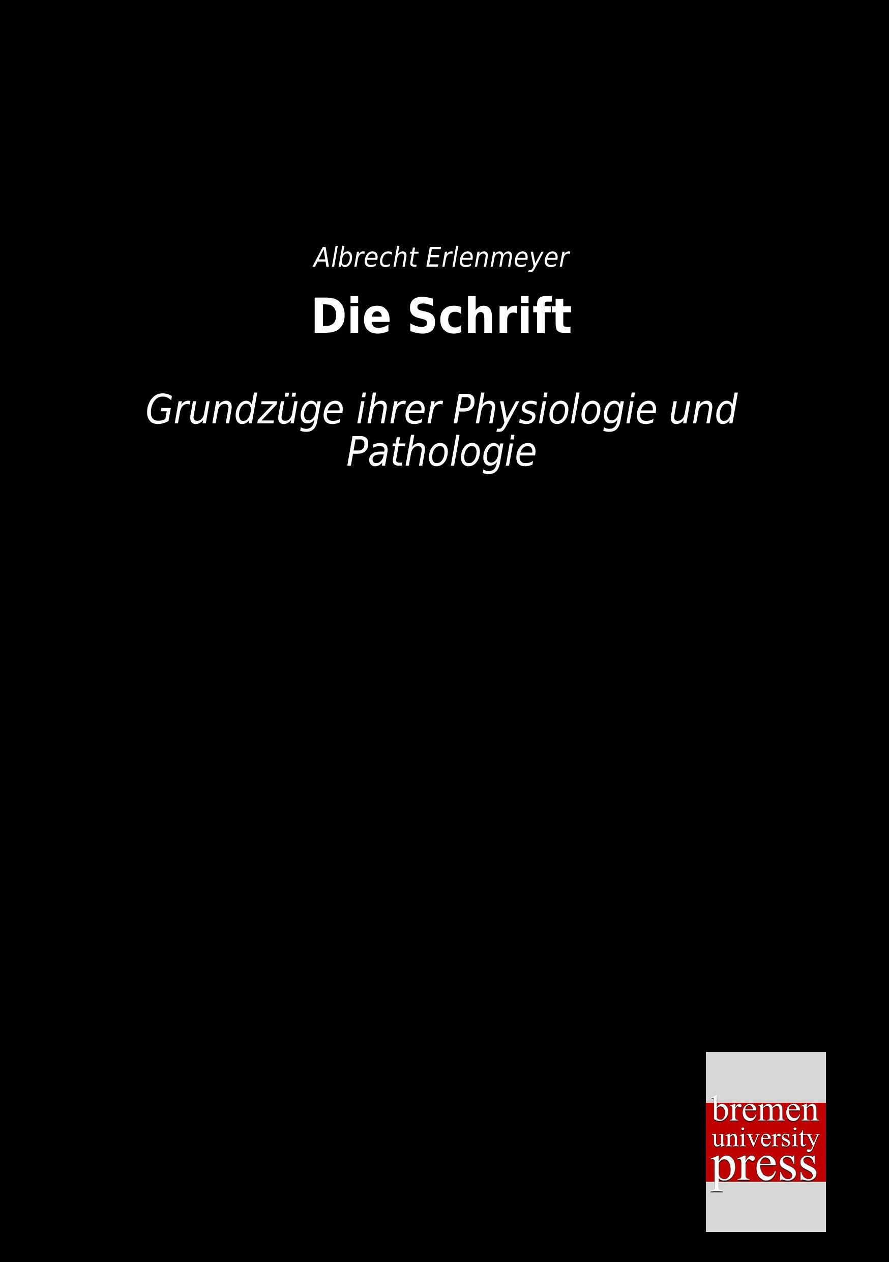 Vorderes Coverbild Die Schrift