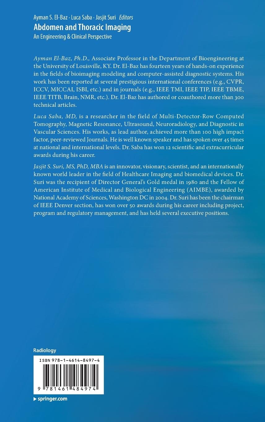 Rückseitencover Abdomen and Thoracic Imaging