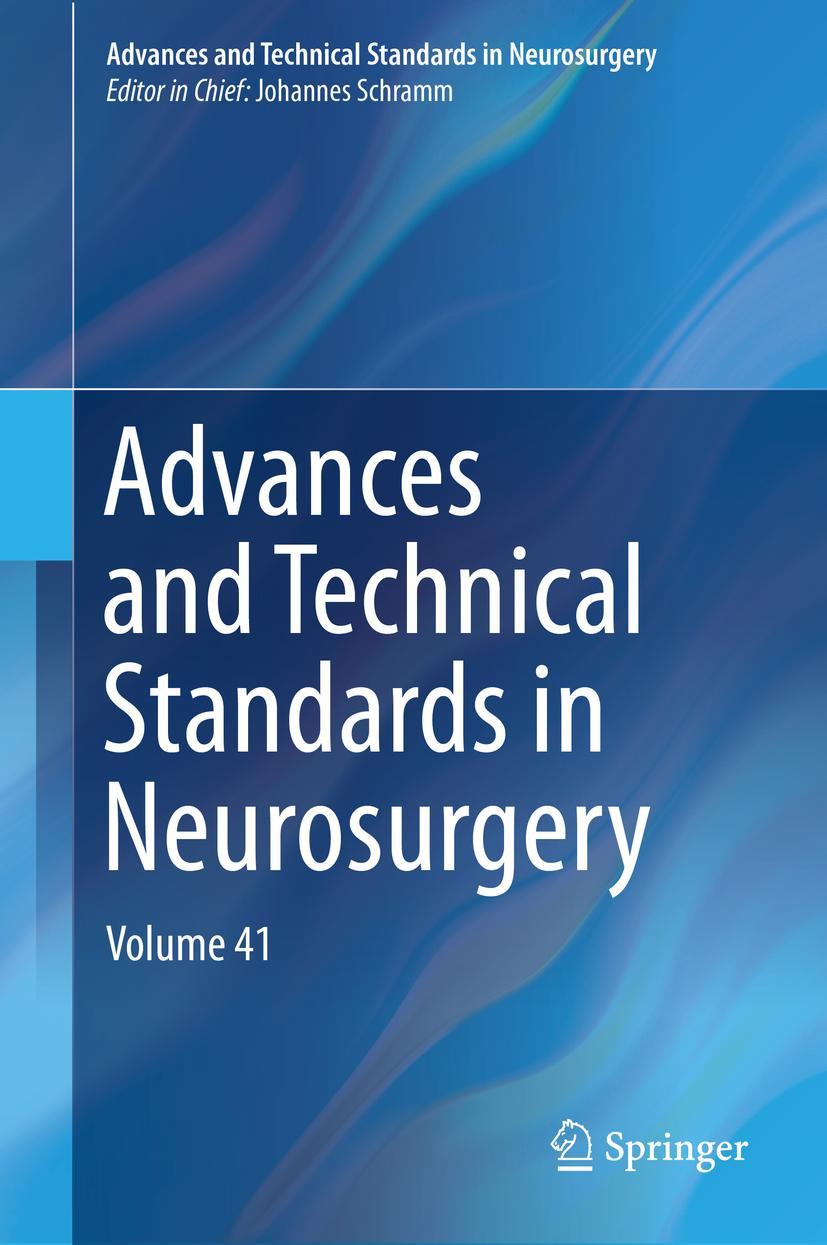 Vorderes Coverbild Advances and Technical Standards in Neurosurgery