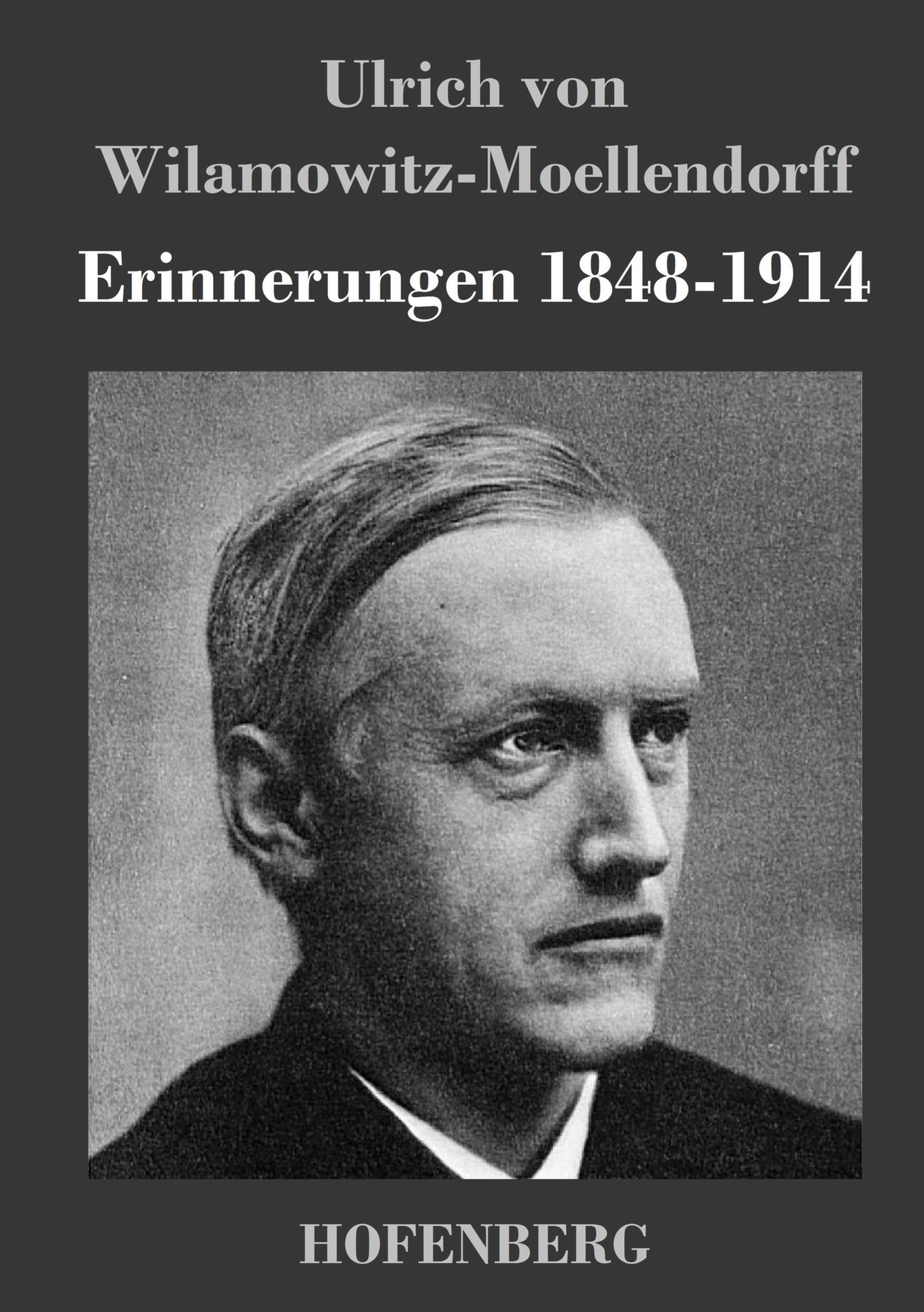 Vorderes Coverbild Erinnerungen 1848-1914