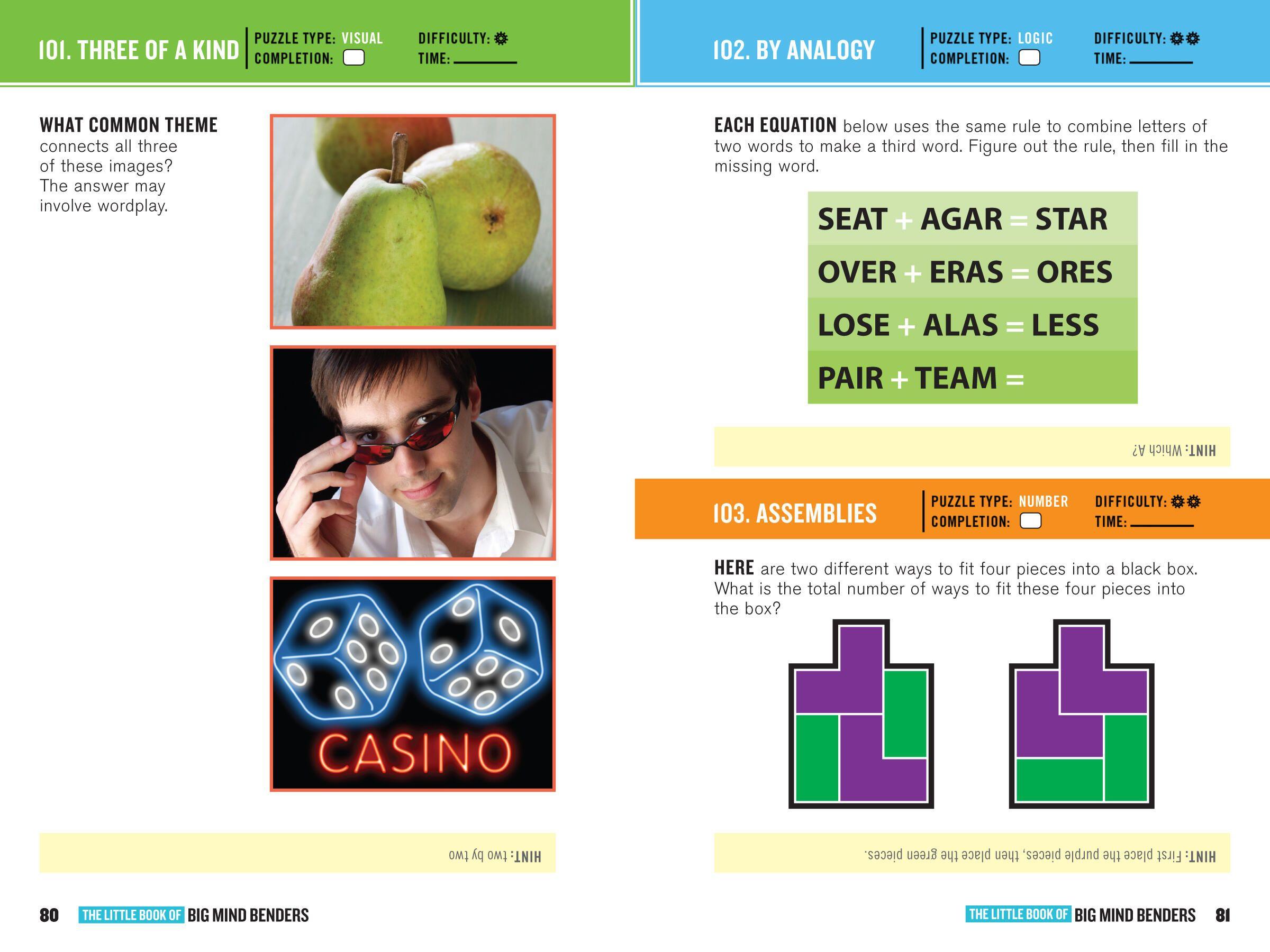 Beispielinhalt (Bild) The Little Book of Big Mind Benders